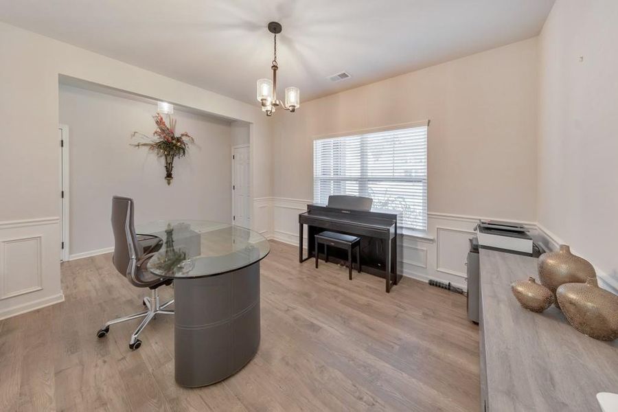 Furnished interior view inside a new home in , Powder Springs (Image 34).