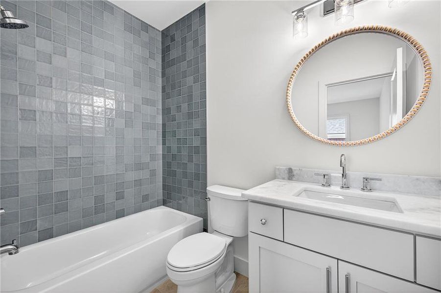 Furnished interior view inside a new home in , Atlanta (Image 8).