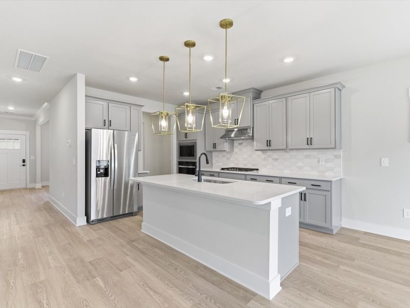 Furnished interior view inside a new home in Cedar Shoals - Signature Collection, Piedmont (Image 4).