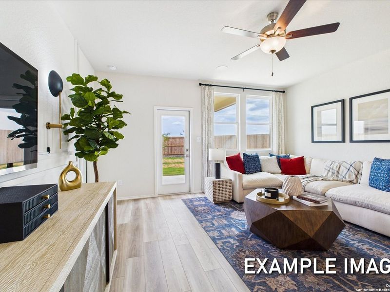 Furnished interior view inside a new home in Agave, San Antonio (Image 9).