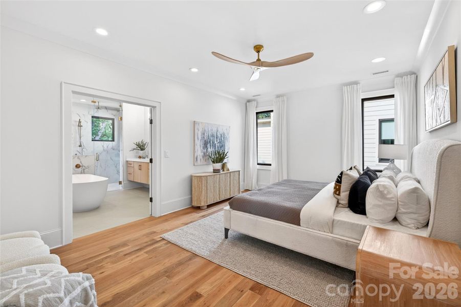 Furnished interior view inside a new home in , Charlotte (Image 16).