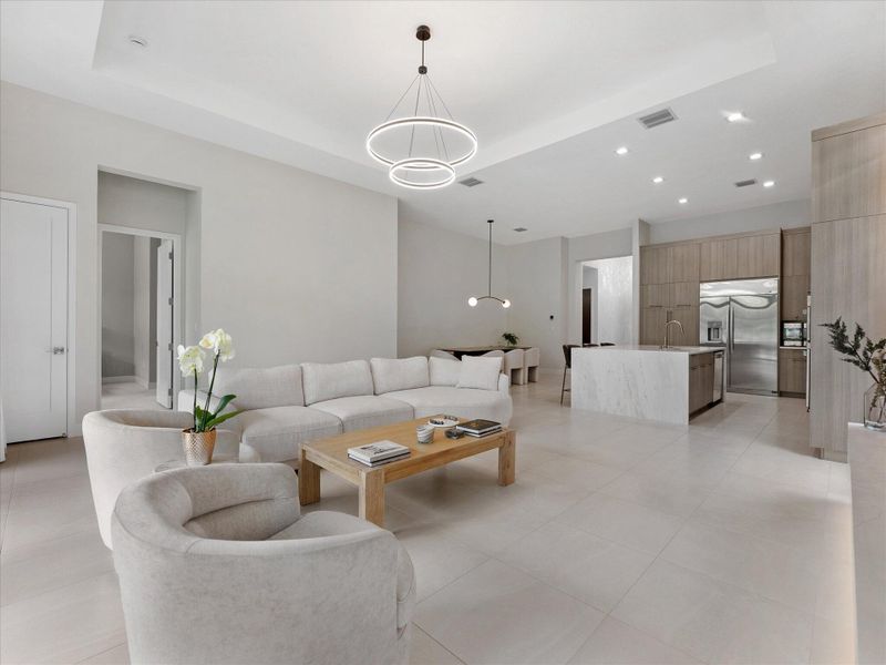 Open Concept Living + Dining