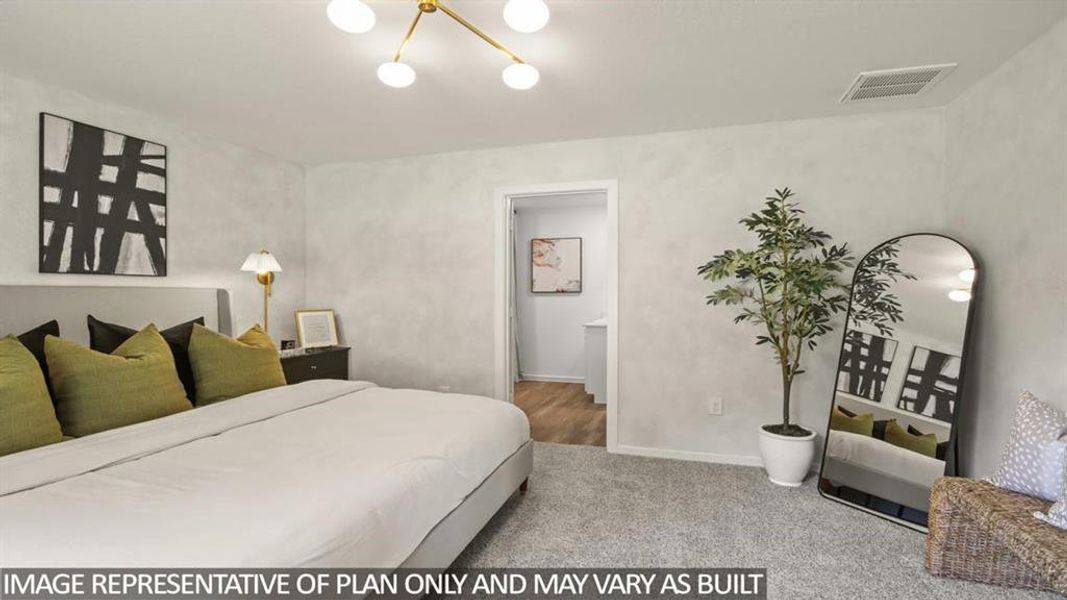 Furnished interior view inside a new home in Silverthorne, Conroe (Image 13).