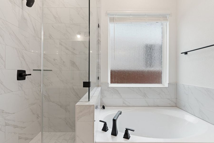 Furnished interior view inside a new home in Sauls Ranch, Round Rock (Image 16).