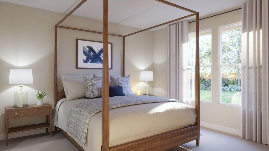 Representative furnished interior of a home built from the 4053 by Risewell Homes in Parkton Square, Kyle (Image 10).