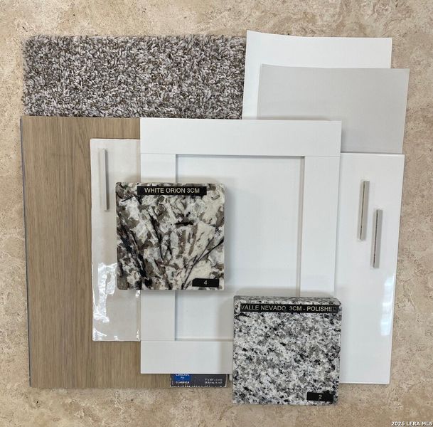Sample of building materials used in homes in Hickory Ridge, Elmendorf (Image 19). Sample of building materials used in homes in Hickory Ridge, Elmendorf (Image 19).