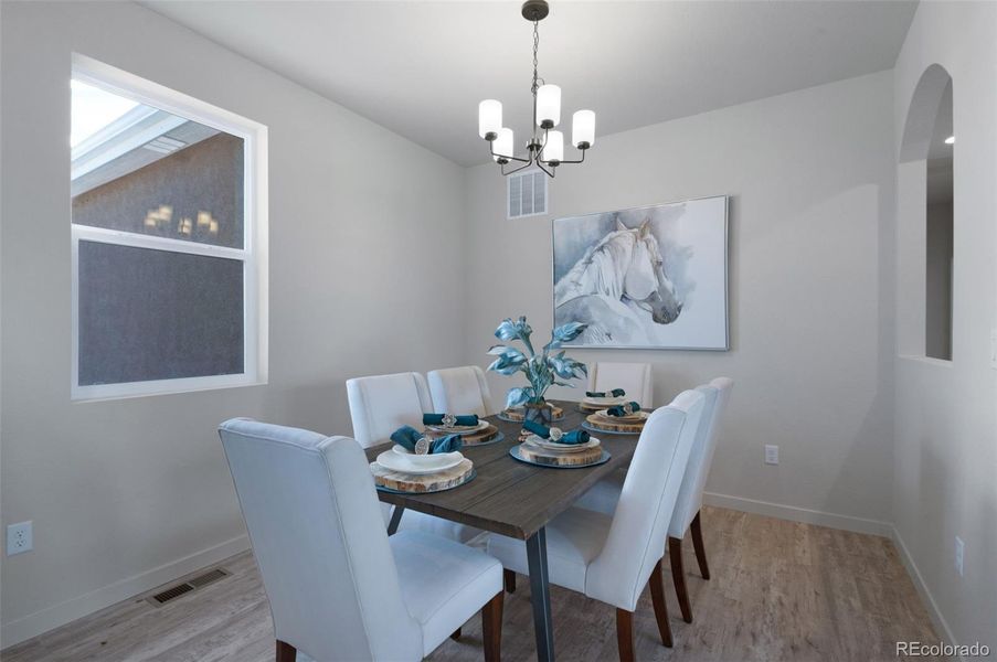Furnished interior view inside a new home in , Pueblo West (Image 11).