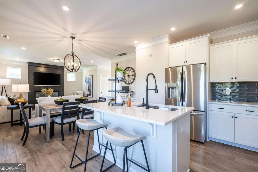 Furnished interior view inside a new home in Trellis Park, Hampton (Image 18). Furnished interior view inside a new home in Trellis Park, Hampton (Image 18).