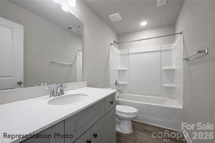 Furnished interior view inside a new home in , Shelby (Image 6).