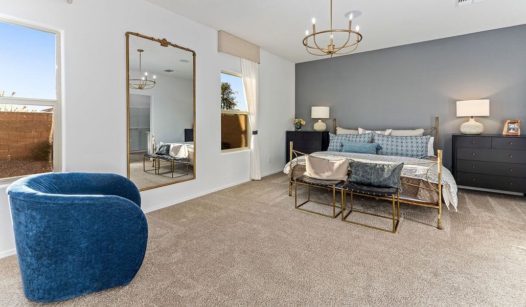 Furnished interior view inside a new home in Saguaro Bloom, Marana (Image 15). Furnished interior view inside a new home in Saguaro Bloom, Marana (Image 15).