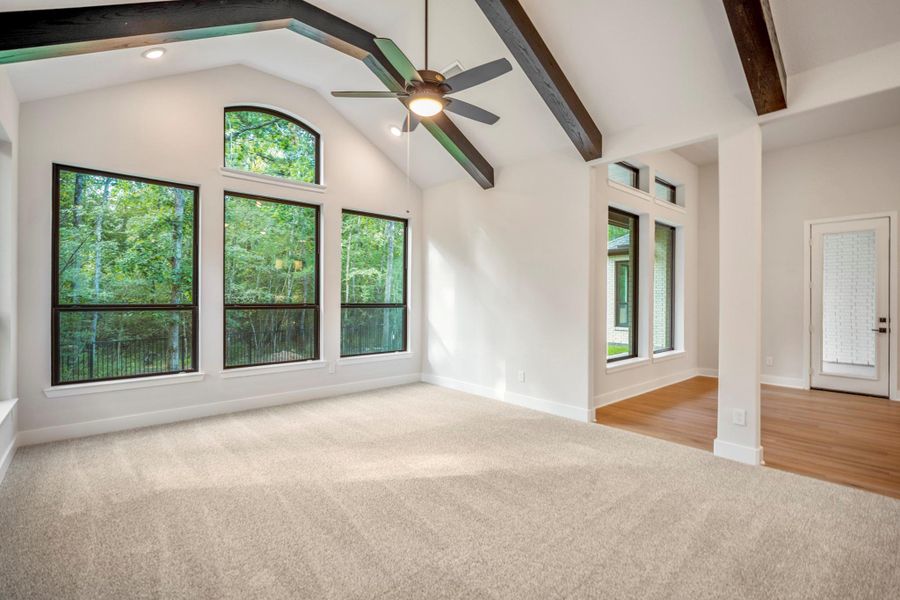 Spacious, unfurnished interior of a new home in The Woodlands Hills, Willis (Image 34). Spacious, unfurnished interior of a new home in The Woodlands Hills, Willis (Image 34).