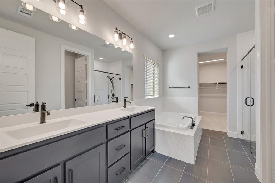 Furnished interior view inside a new home in Mantua Point Classics, Van Alstyne (Image 16).