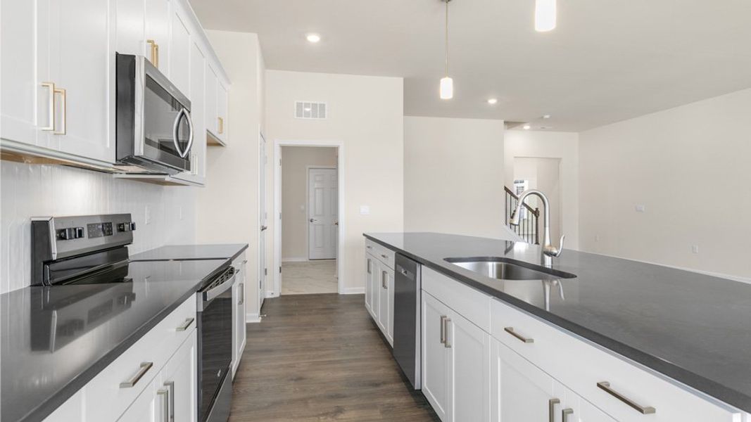 Furnished interior view inside a new home in The Villas at Martin Farms, Aberdeen (Image 6).