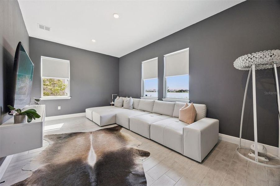 Furnished interior view inside a new home in , Orlando (Image 9). Furnished interior view inside a new home in , Orlando (Image 9).