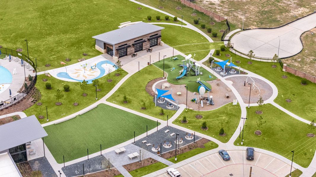 Community playground area designed for kids and families.