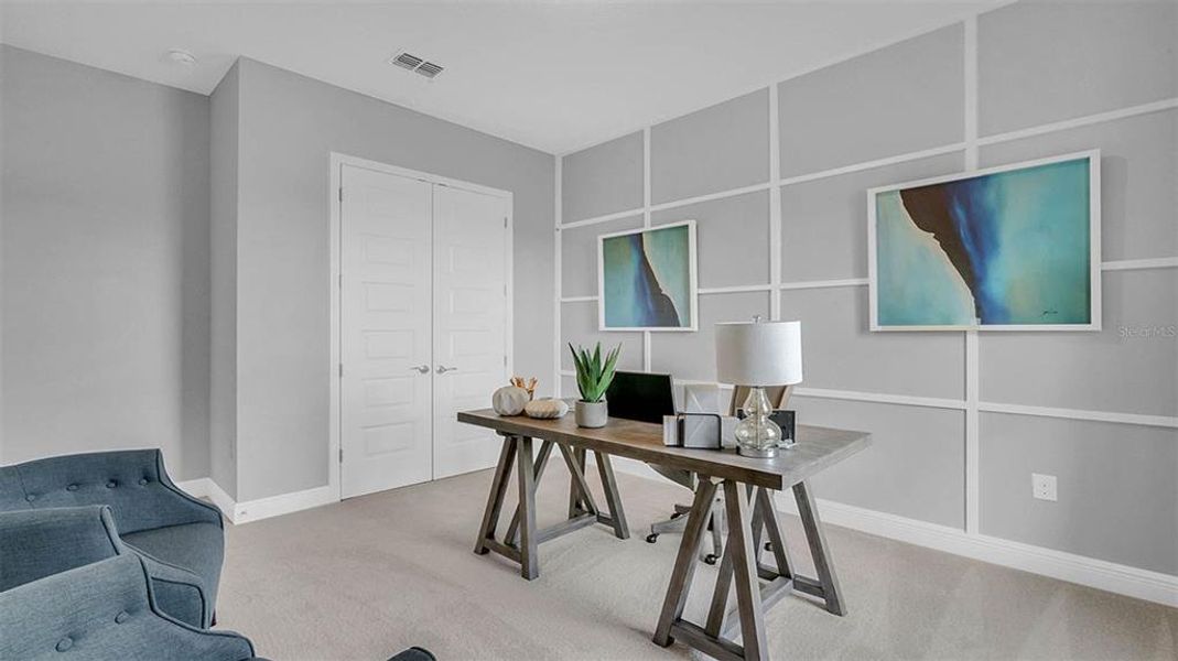 Furnished interior view inside a new home in Buena Lago, St. Cloud (Image 11).