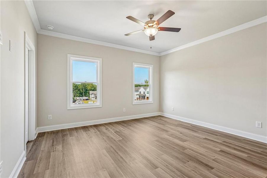 Spacious, unfurnished interior of a new home in Waterside Townhomes, Peachtree Corners (Image 41). Spacious, unfurnished interior of a new home in Waterside Townhomes, Peachtree Corners (Image 41).