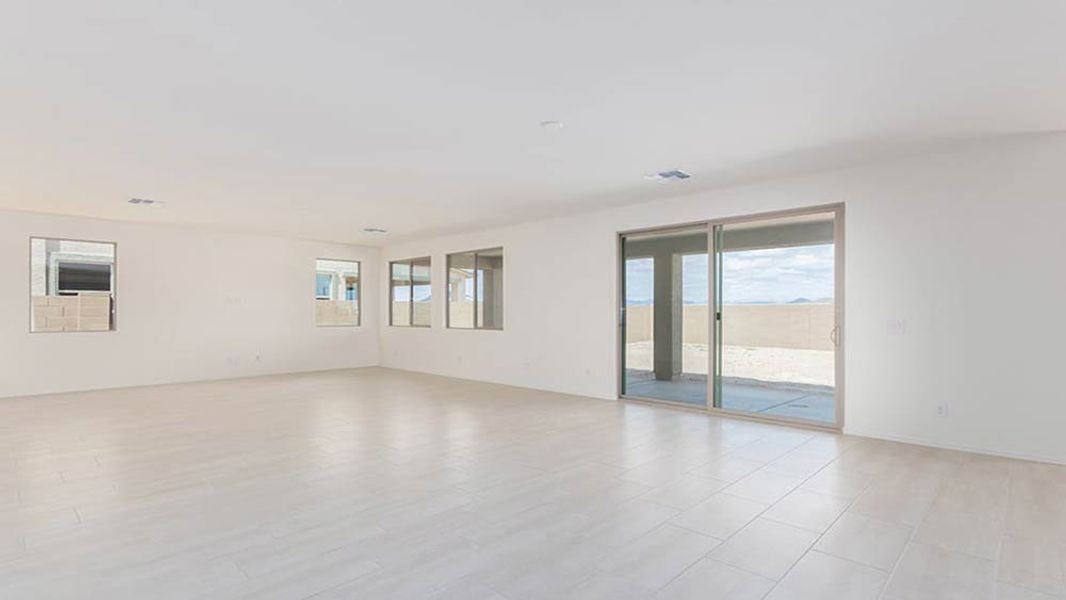 Representative unfurnished interior of a home built from the 45RM4 by Taylor Morrison in Almeria at Rancho Mercado, Surprise (Image 17).