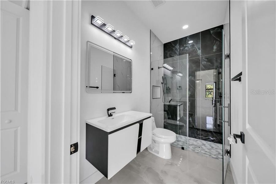 Furnished interior view inside a new home in , Lehigh Acres (Image 8).