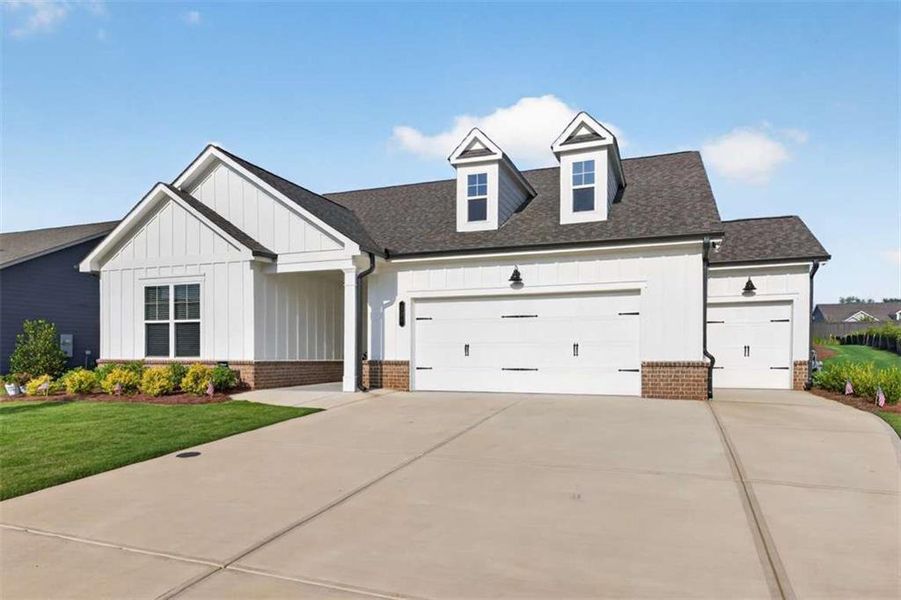 Front exterior of a new home in , Jefferson, GA, highlighting curb appeal (Image 23). Front exterior of a new home in , Jefferson, GA, highlighting curb appeal (Image 23).