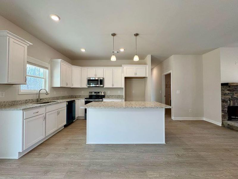 Furnished interior view inside a new home in , Clarkesville (Image 6).