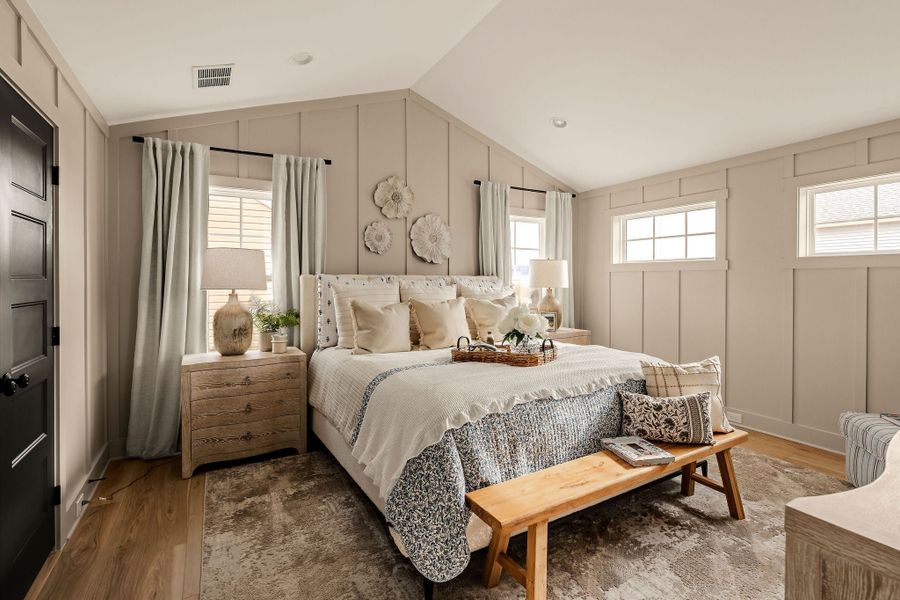 Representative furnished interior of a home built from the Magnolia by Keystone Custom Homes in Lakestone Cove, Belmont (Image 11).