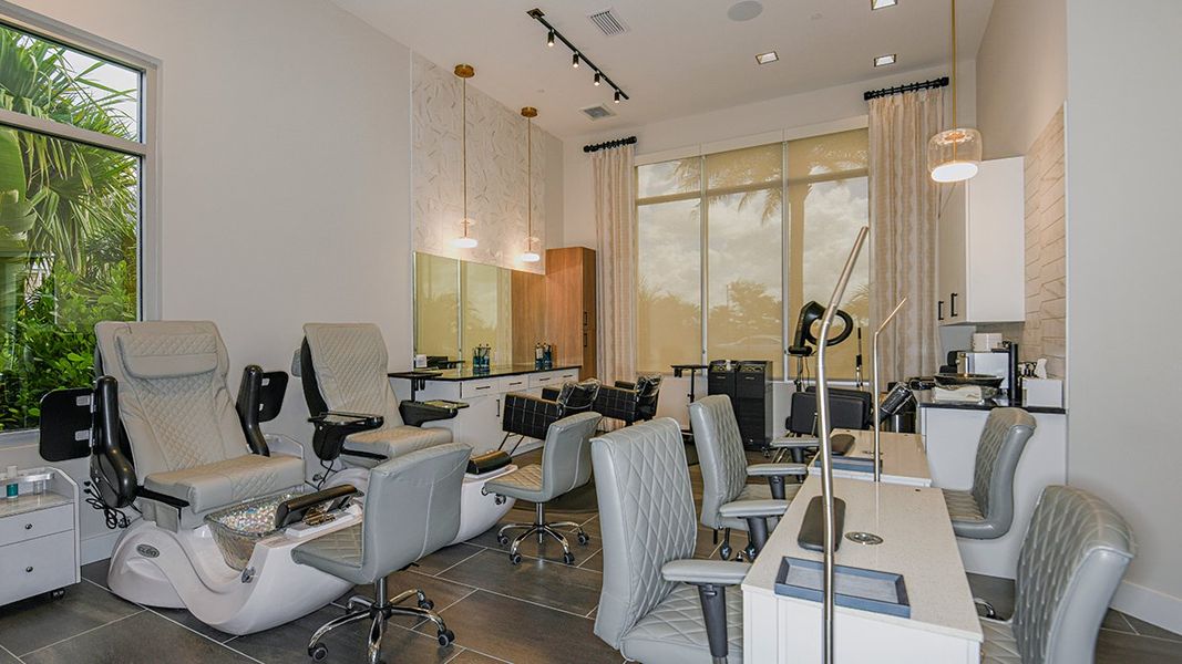 Furnished interior view inside a new home in Esplanade at Azario Lakewood Ranch, Bradenton (Image 28).