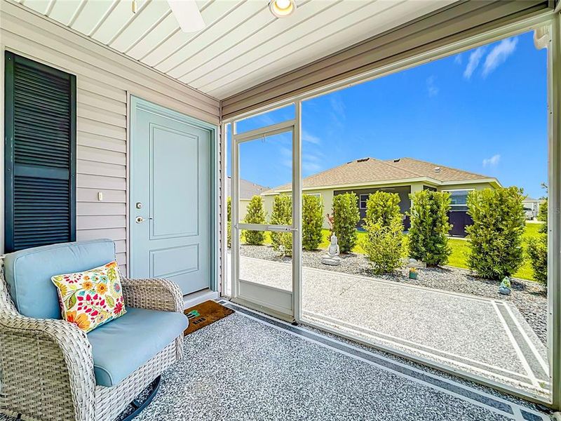 Exterior details and patio area of a home in , The Villages (Image 28).