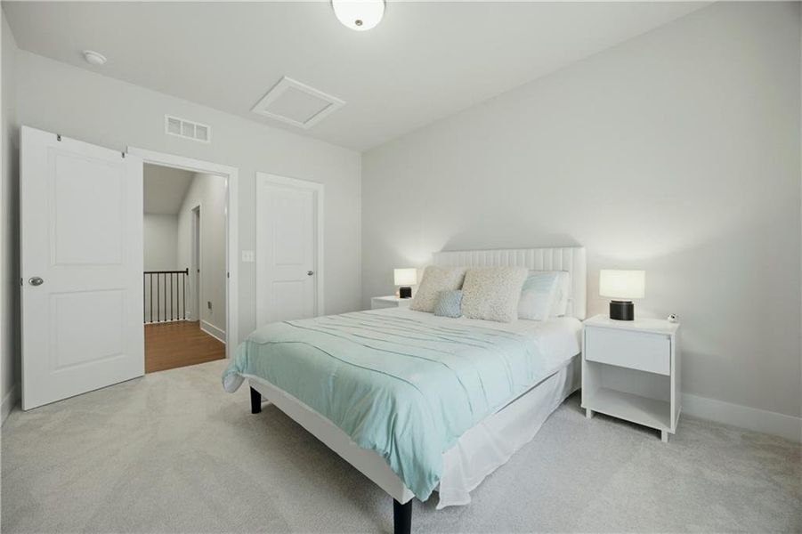 Furnished interior view inside a new home in , Cumming (Image 27).
