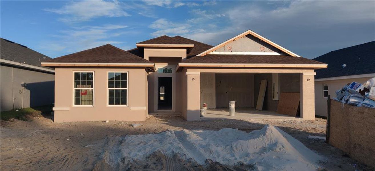 In-progress construction of a new home in Sunset Landing, Spring Hill, FL (Image 5).