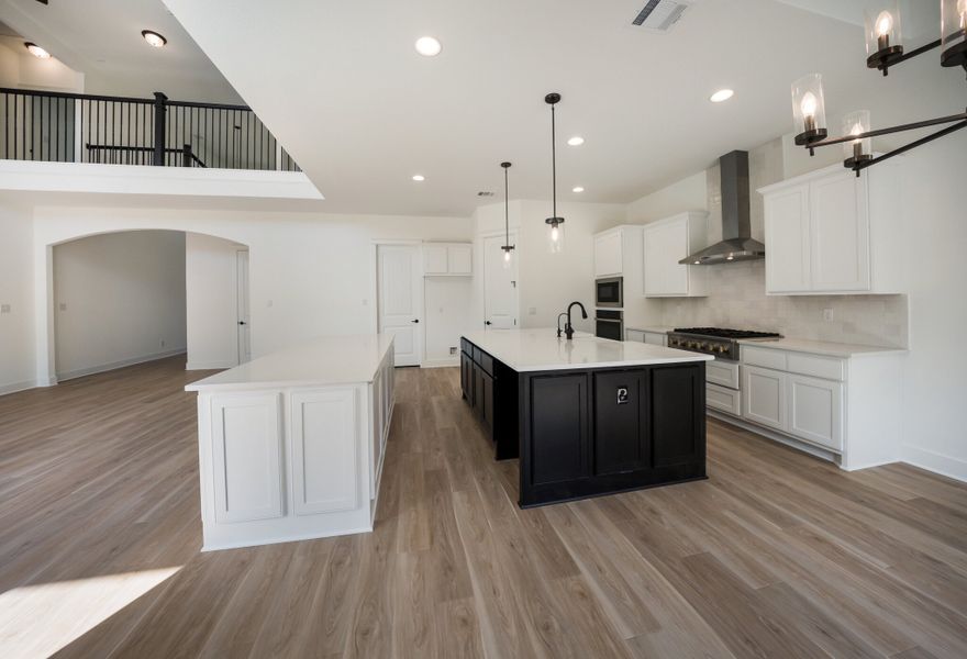 Representative furnished interior of a home built from the The Travis by Whitestone Custom Homes in Johnson Ranch, Bulverde (Image 12).