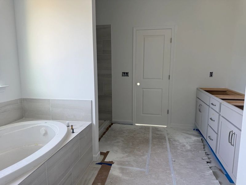 In-progress construction of a new home in The Point, Rolesville, NC (Image 19).