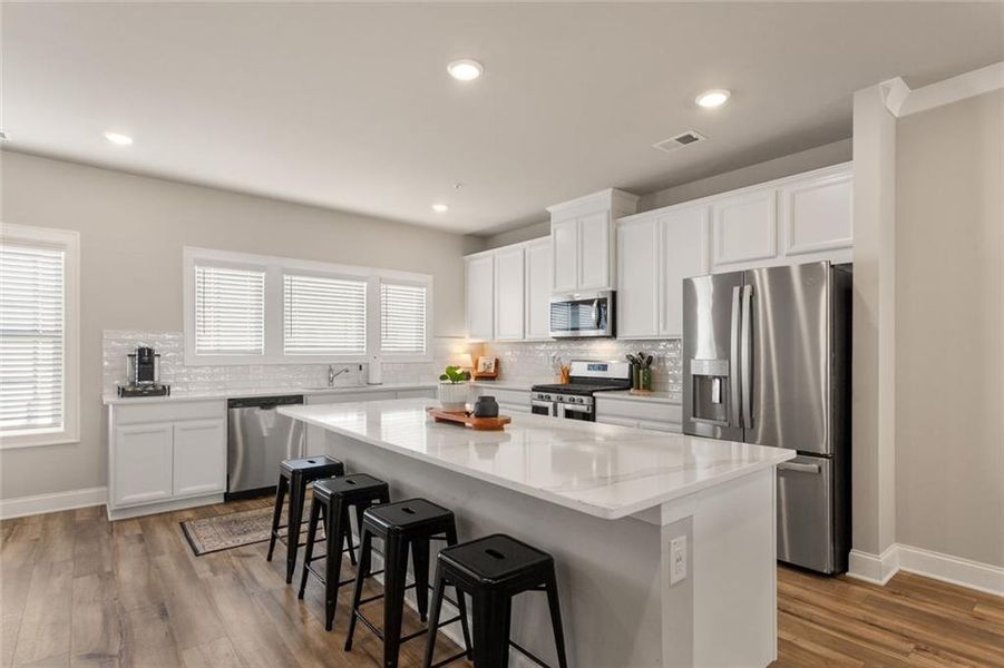 Furnished interior view inside a new home in Terrace at Riverview Landing, Smyrna (Image 15).