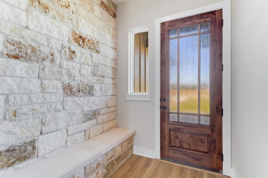 Exterior details and patio area of a home in , Bertram (Image 4).