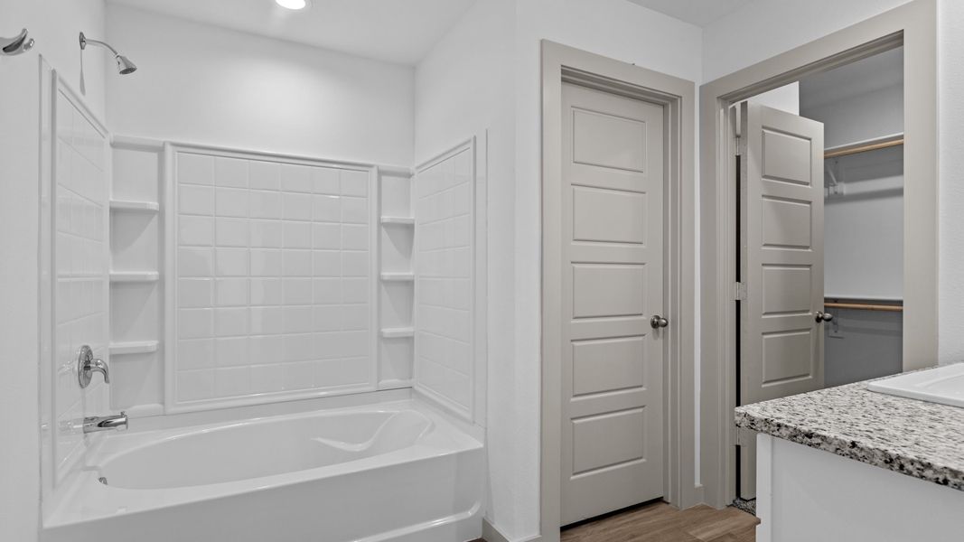 Representative furnished interior of a home built from the The Elgin by D.R. Horton in Allen Farms, Lubbock (Image 8).