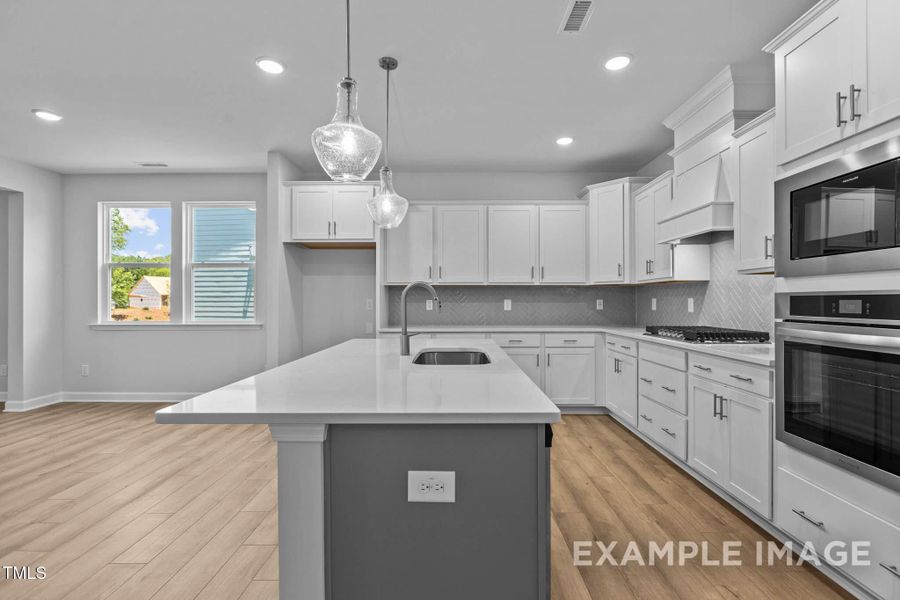 Furnished interior view inside a new home in Tobacco Road, Angier (Image 6).