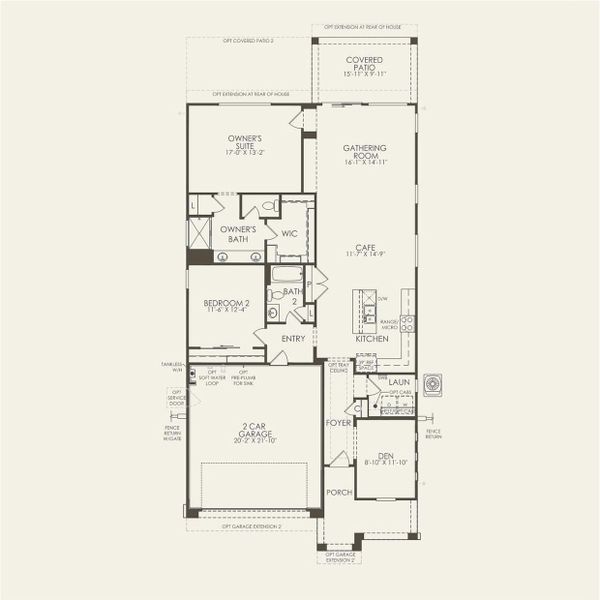 2D floor plan layout for the Solitude by Pulte Homes in Regent Hills - Meadow Series, Buckeye, AZ (Image 3). 2D floor plan layout for the Solitude by Pulte Homes in Regent Hills - Meadow Series, Buckeye, AZ (Image 3).