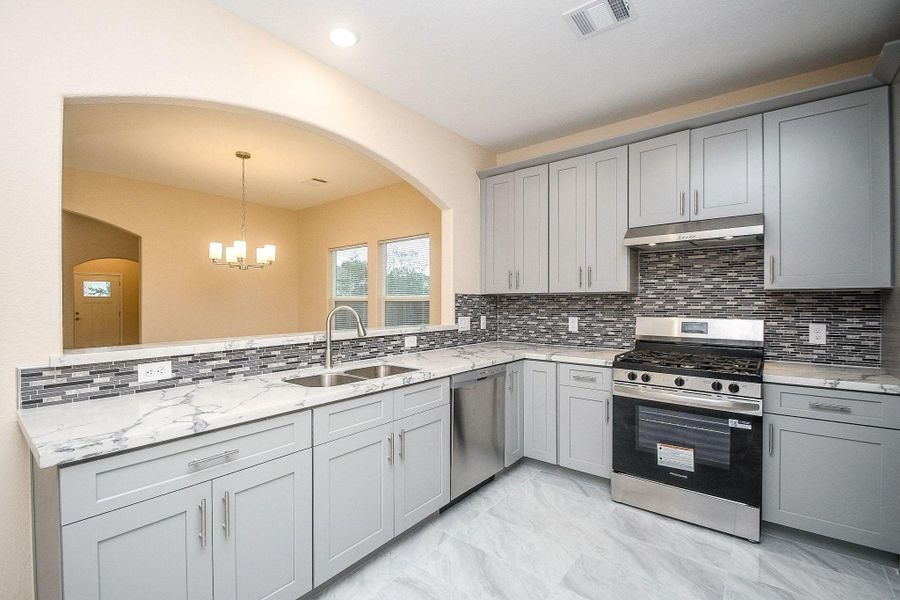 Furnished interior view inside a new home in , Houston (Image 5).