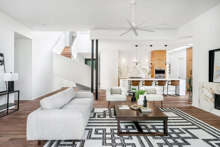 Furnished interior view inside a new home in , Austin (Image 11).