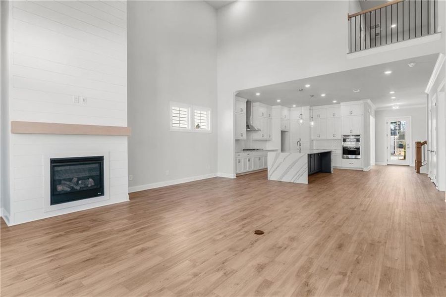 Spacious, unfurnished interior of a new home in Promenade at Sawnee Village, Cumming (Image 17).
