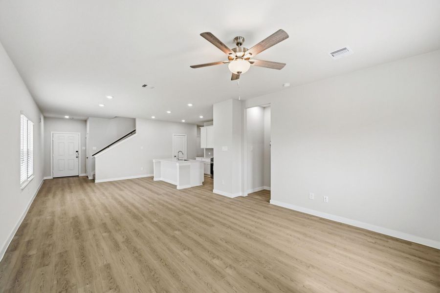 Spacious, unfurnished interior of a new home in Barrett Crossing, Crosby (Image 27). Spacious, unfurnished interior of a new home in Barrett Crossing, Crosby (Image 27).