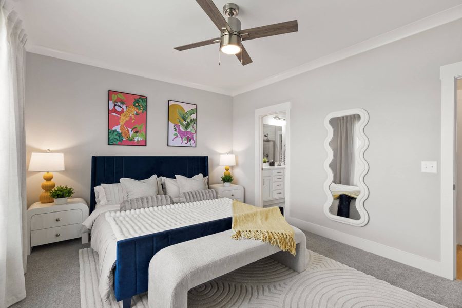 Furnished interior view inside a new home in Stonecrest Townhomes, Hendersonville (Image 5).
