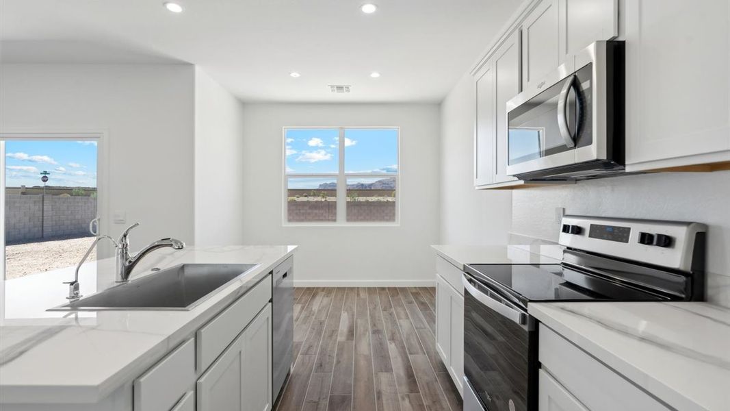 Furnished interior view inside a new home in Entrada Del Oro, Gold Canyon (Image 8).