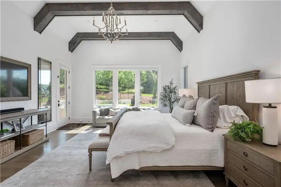 Furnished interior view inside a new home in Crossroads, Alpharetta (Image 11).