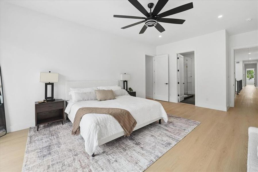 Furnished interior view inside a new home in , Dallas (Image 12).