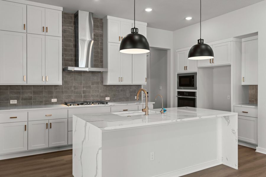 Furnished interior view inside a new home in Lariat, Liberty Hill (Image 8).