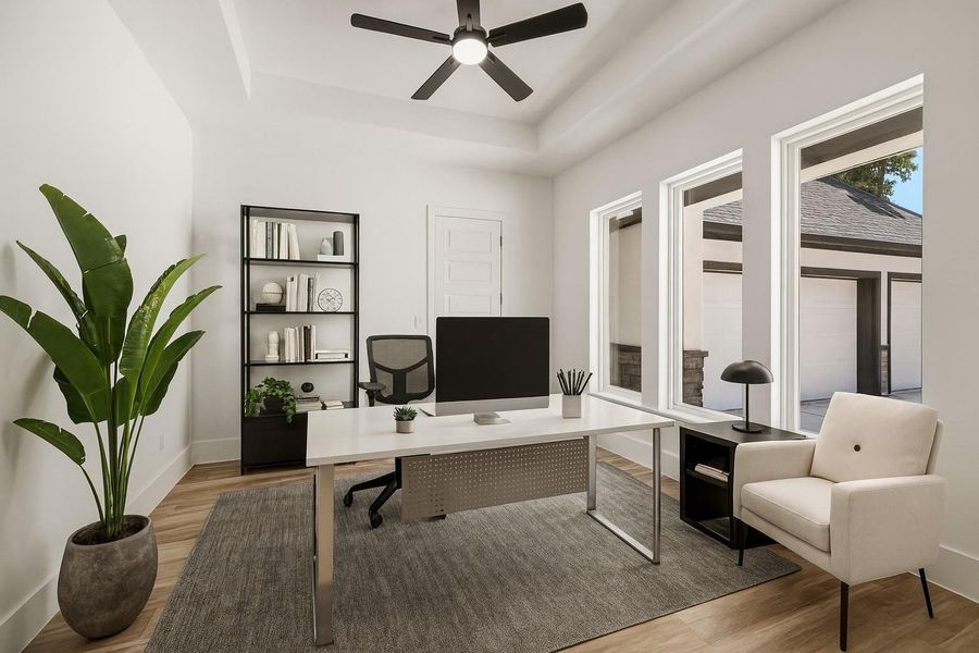 Furnished interior view inside a new home in , Magnolia (Image 18).