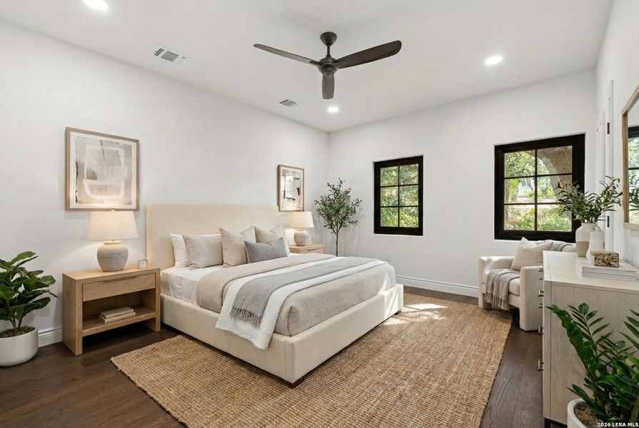 Furnished interior view inside a new home in , San Antonio (Image 32).