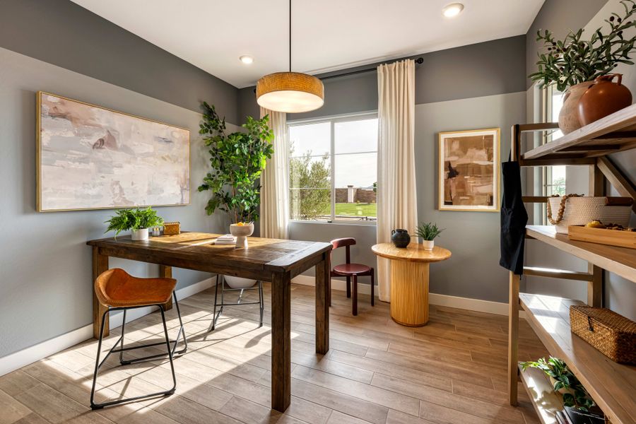 Furnished interior view inside a new home in Waterston Central, Gilbert (Image 15).