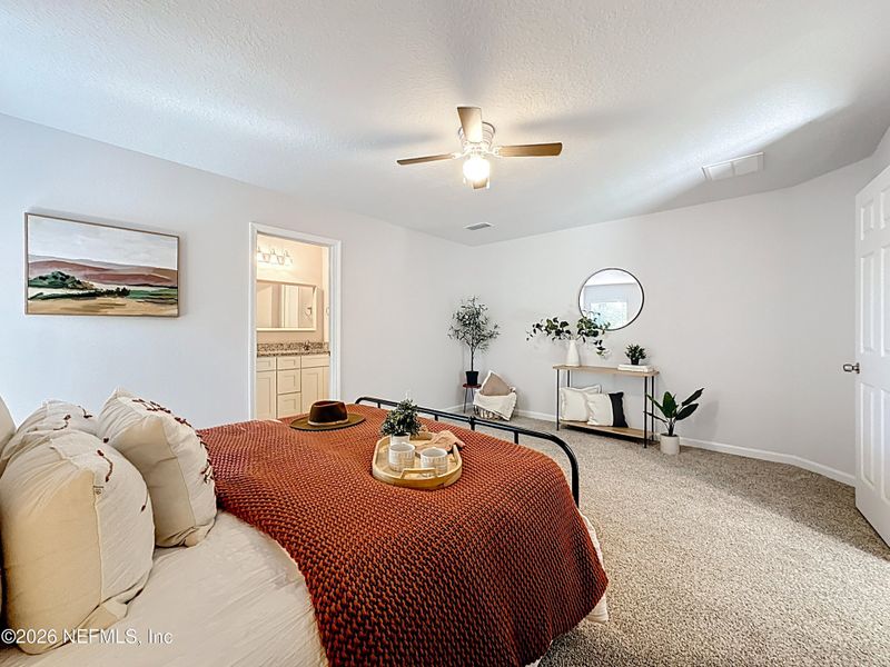 Furnished interior view inside a new home in , Jacksonville (Image 12).